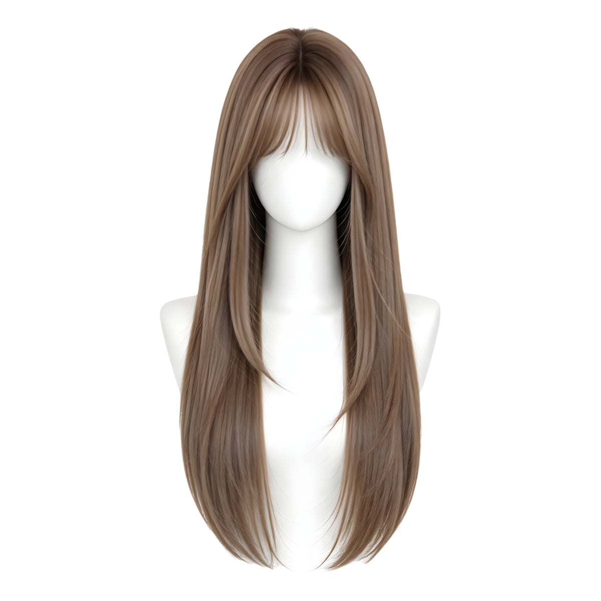 SAKUMETA Lace Front Long Straight Hair Daily Wig