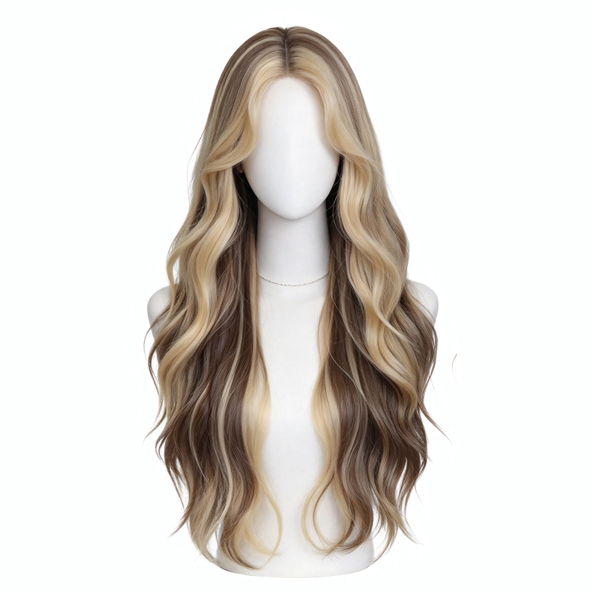 SAKUMETA Lace Front Long Wavy Hair Daily Wig