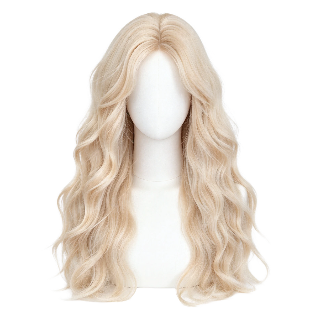 SAKUMETA Lace Front Long Wavy Hair Daily Wig