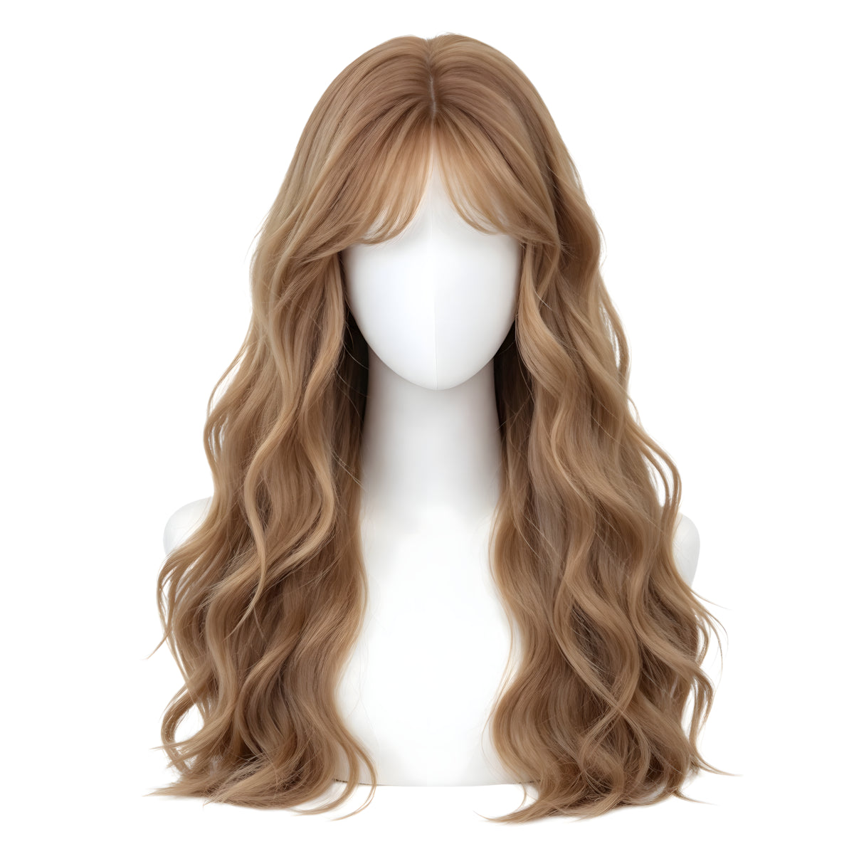 SAKUMETA Lace Front Long Wavy Hair Daily Wig