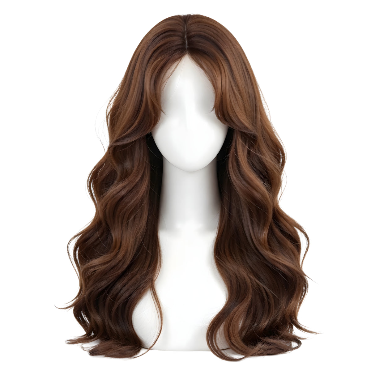 SAKUMETA Lace Front Long Wavy Hair Daily Wig
