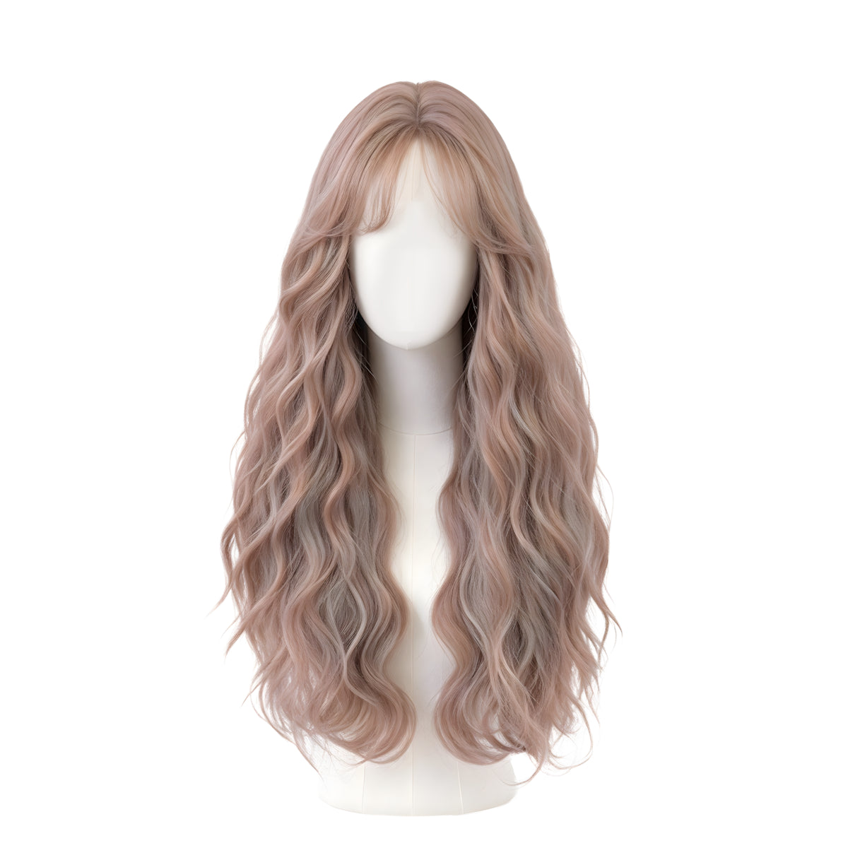 SAKUMETA Lace Front Long Wavy Hair Daily Wig