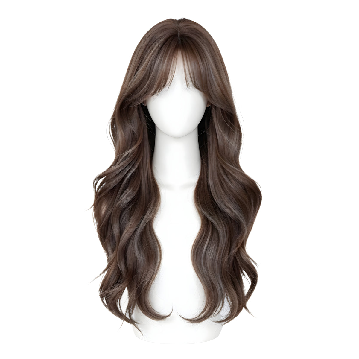 SAKUMETA Lace Front Long Wavy Hair Daily Wig