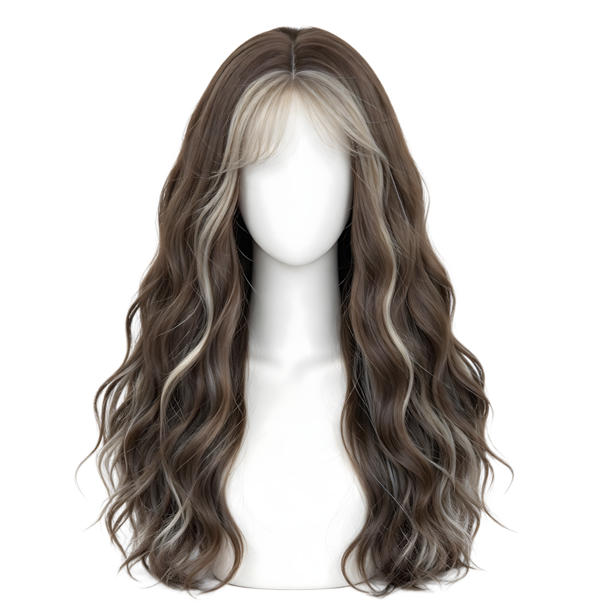 SAKUMETA Lace Front Long Wavy Hair Daily Wig