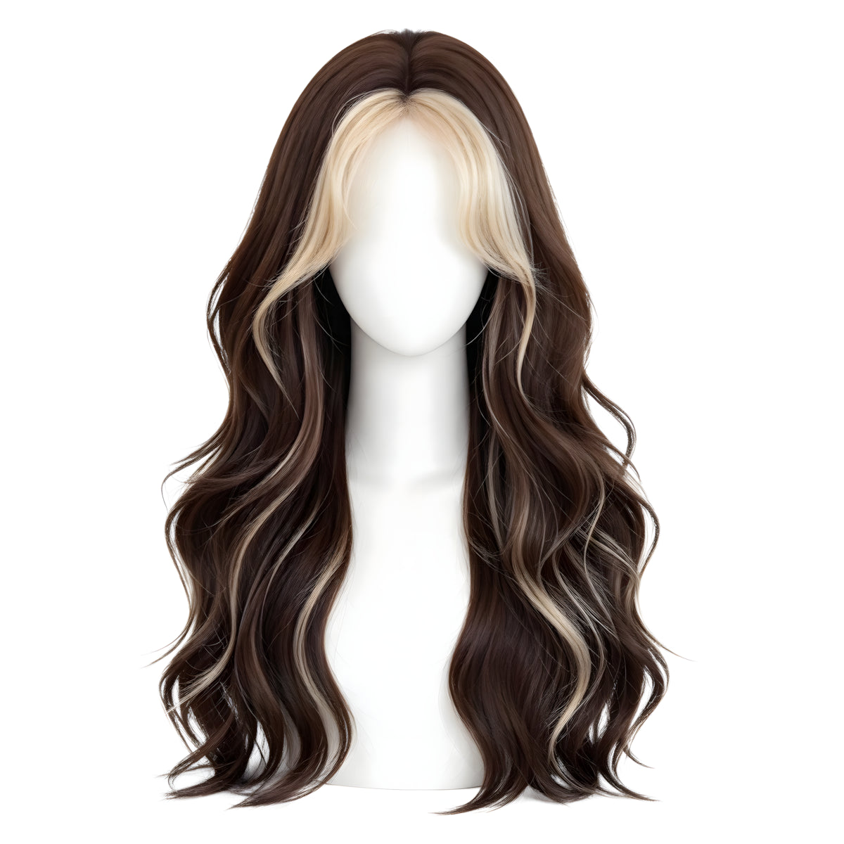 SAKUMETA Lace Front Long Wavy Hair Daily Wig
