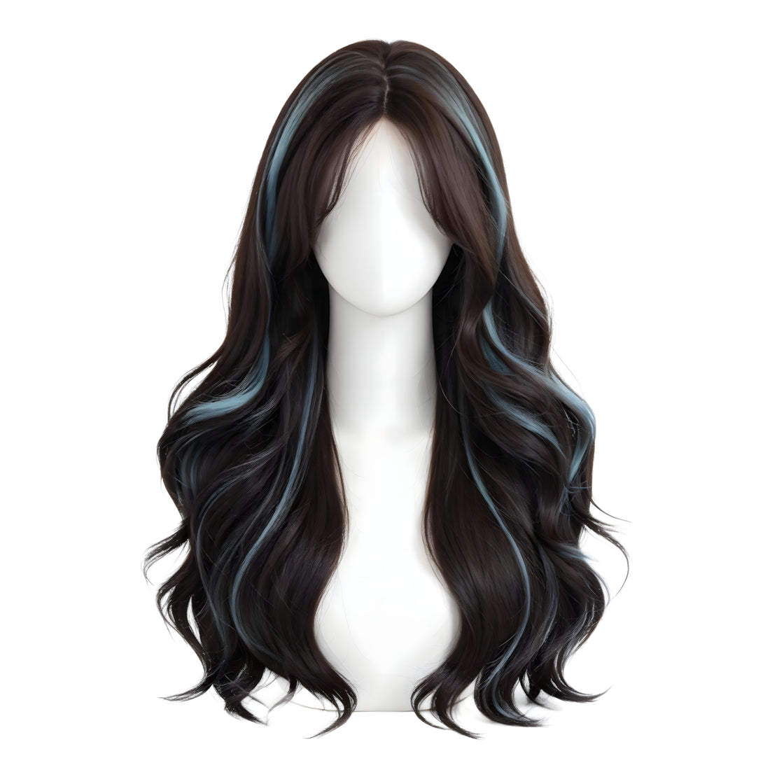 SAKUMETA Lace Front Long Wavy Hair Daily Wig
