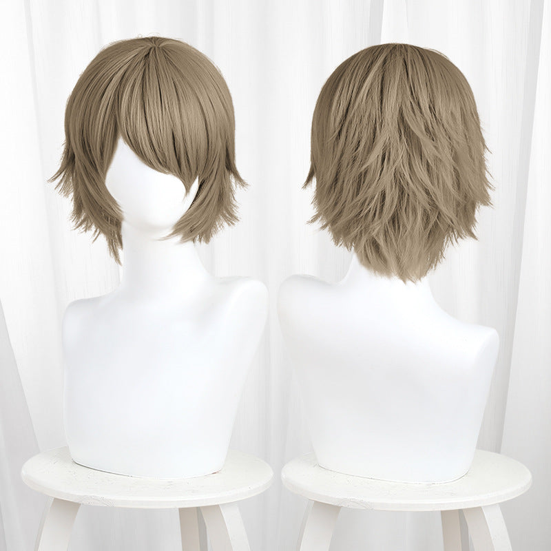 Non-styled Universal Short Wig with Flipped Ends Design for Wig Makers