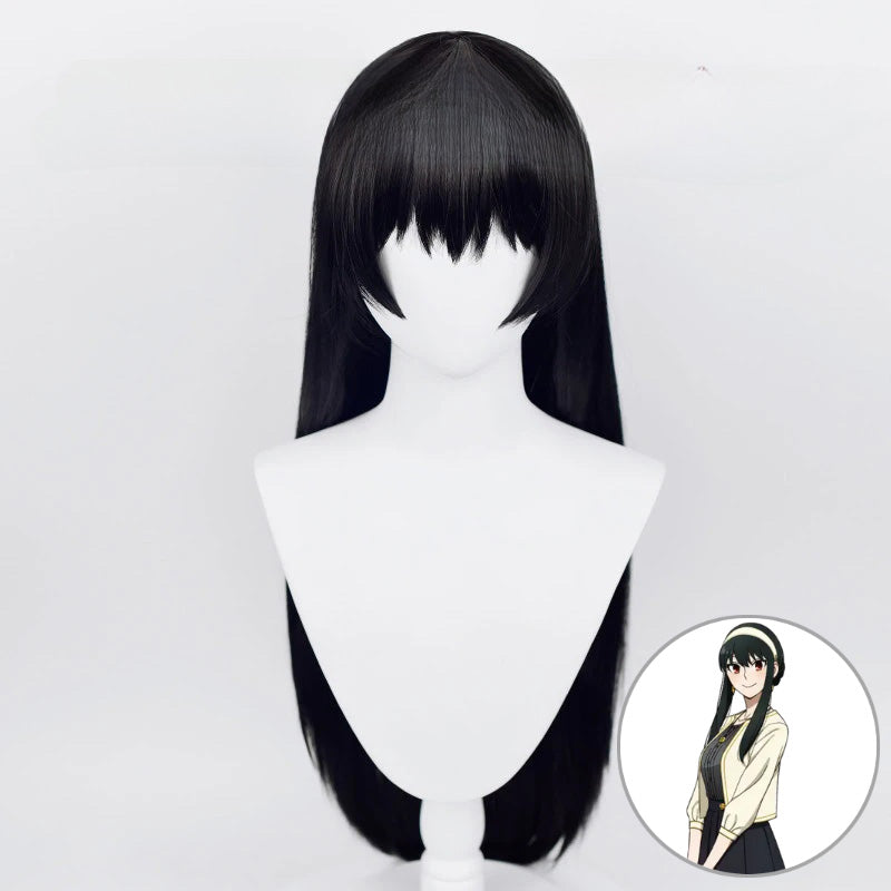 SAKUMETA YOR FORGER Black Long Cosplay Wig