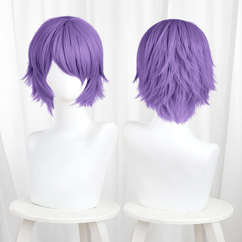 Non-styled Universal Short Wig with Flipped Ends Design for Wig Makers