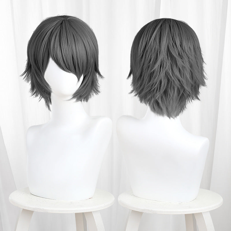 Non-styled Universal Short Wig with Flipped Ends Design for Wig Makers