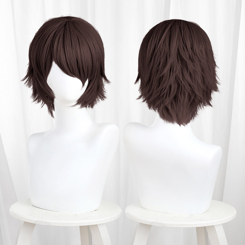 Non-styled Universal Short Wig with Flipped Ends Design for Wig Makers