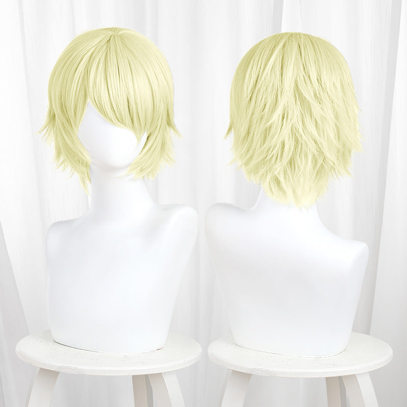 Non-styled Universal Short Wig with Flipped Ends Design for Wig Makers