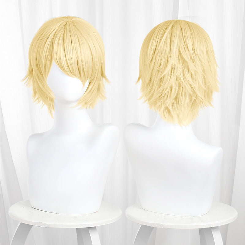 Non-styled Universal Short Wig with Flipped Ends Design for Wig Makers