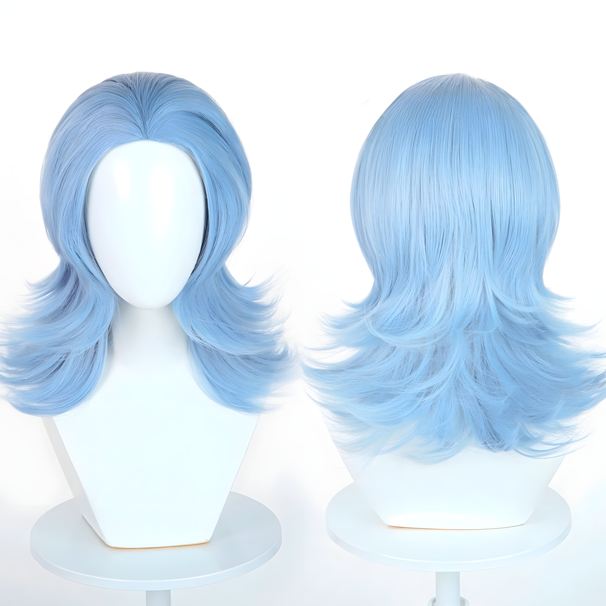 Non-Styled Universal 45CM Wolf Cut Wig with Flipped Ends